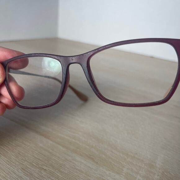 Ray-Ban RB7053 5526 Red Square Eyeglasses READ Frames Only 54-17-140 - Picture 10 of 12